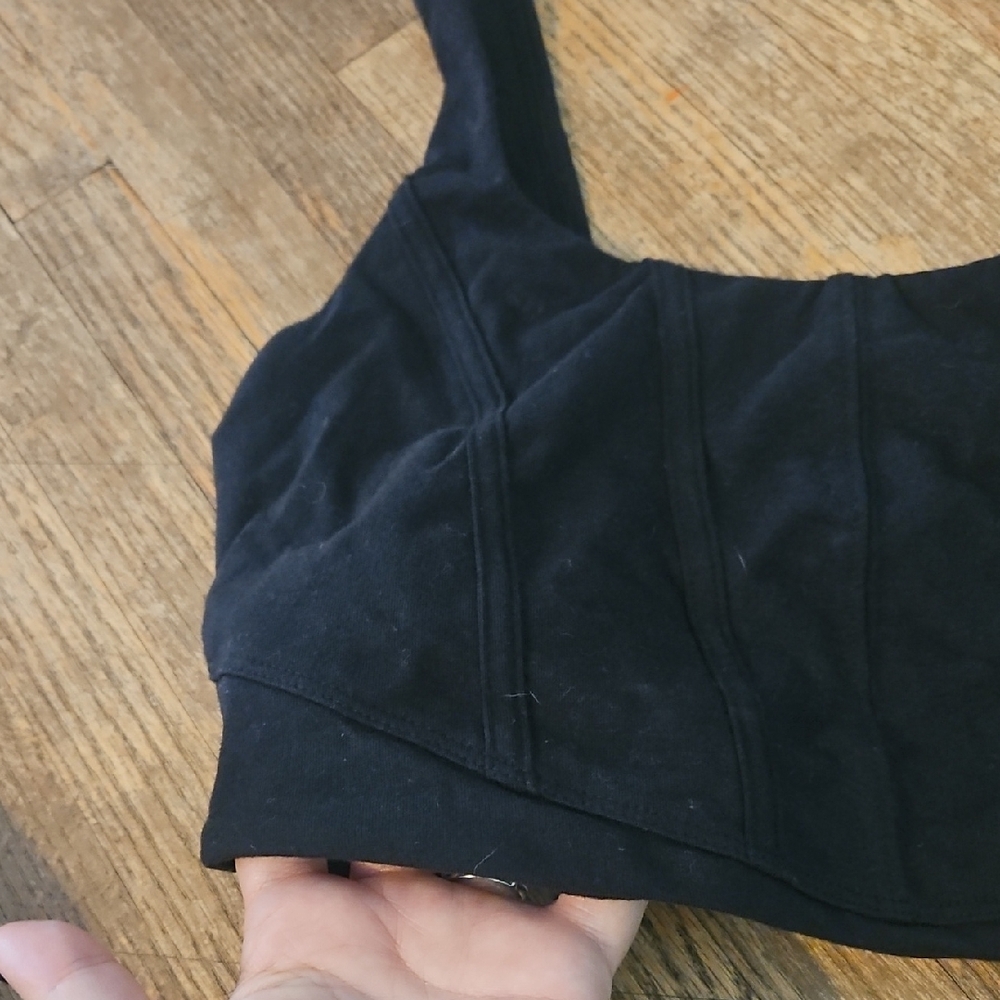 Black Crop Top/bra - Picture 3 of 7